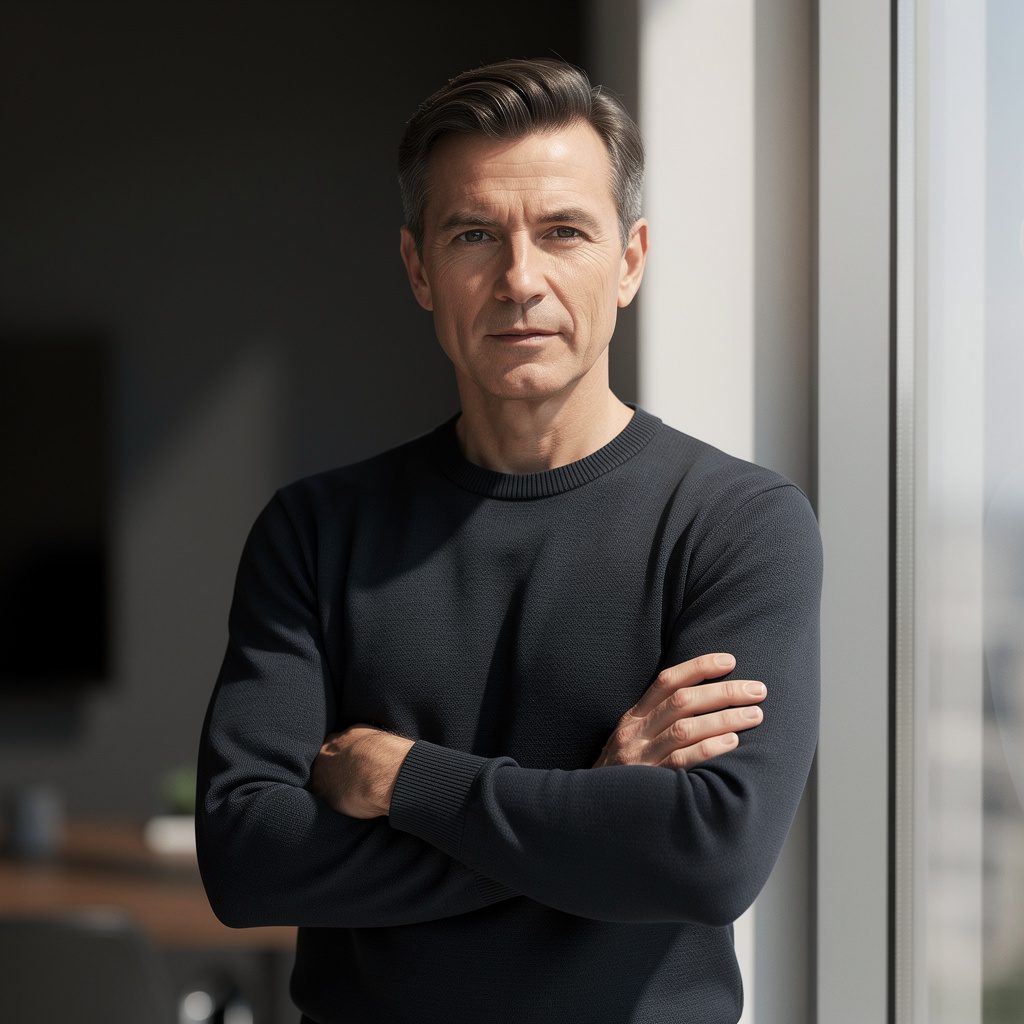 Portrait of the lead consultant at the Zervuqo studio
